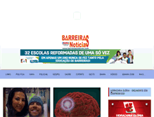 Tablet Screenshot of barreirasnoticias.com
